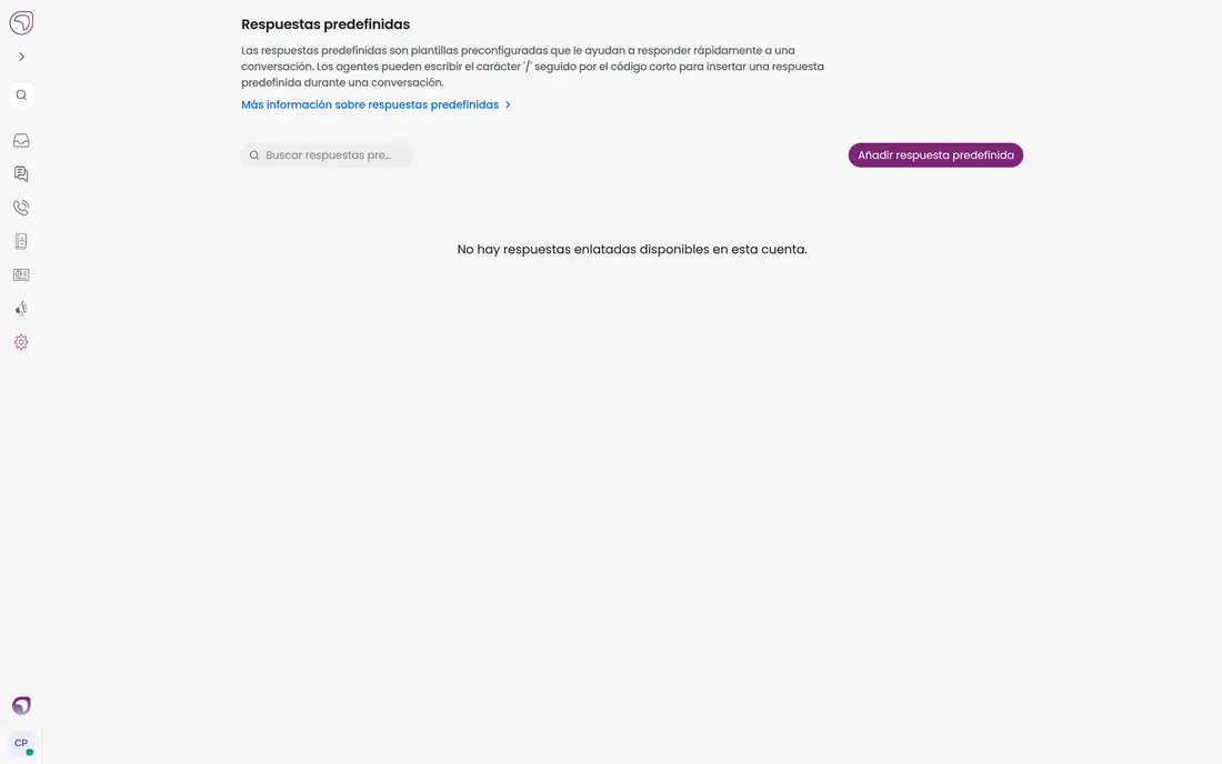 Respuestas predefinidas